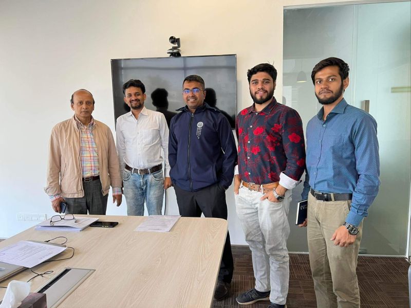 Project team meeting with government and industry stakeholders